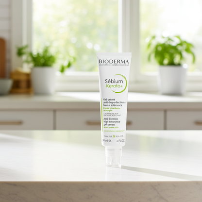 Bioderma Sebium Kerato+ Smoothing & Purifying Gel-Cream for Acne-Prone Skin, 30ml
