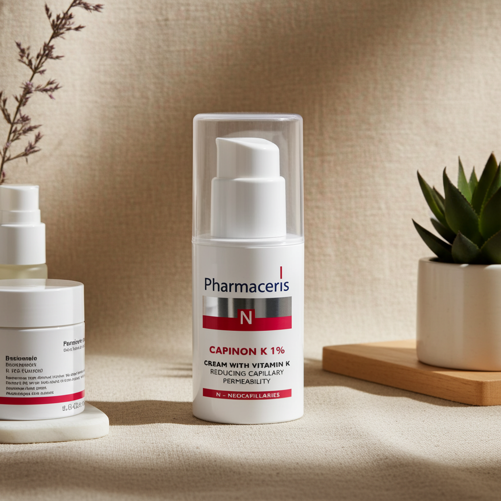 Pharmaceris N Capinon K 1% Vitamin K Cream for Sensitive Skin with Dilated Capillaries 30 ml
