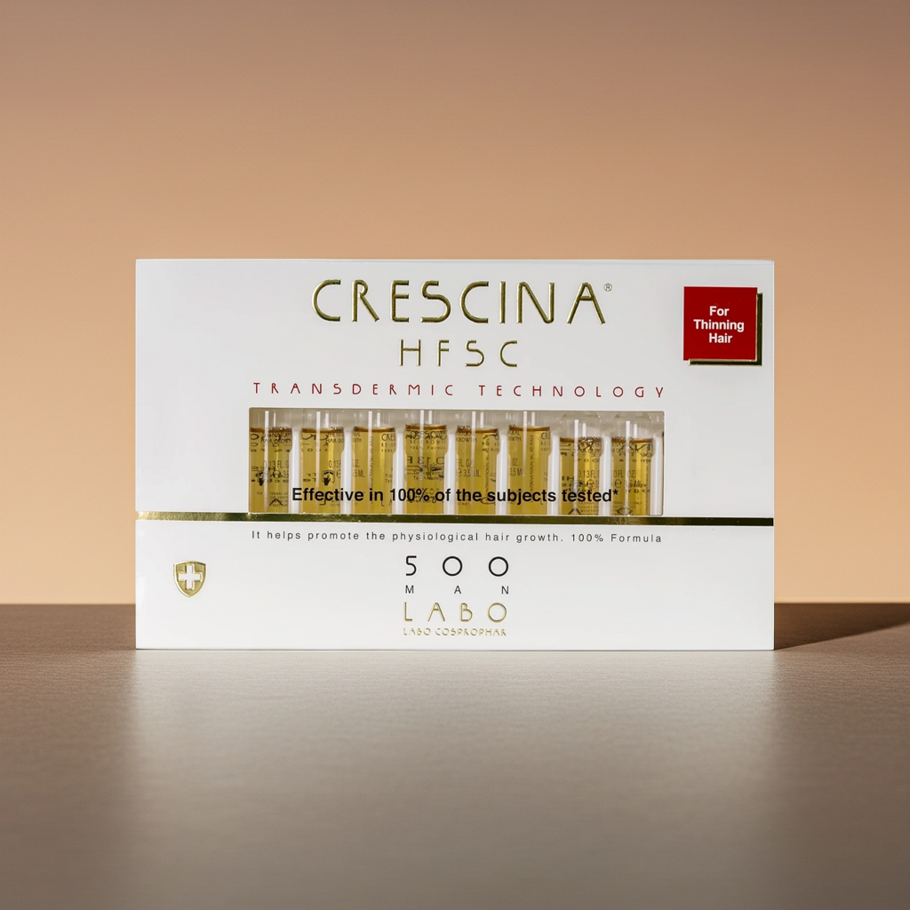 Crescina HFSC Transdermic Complete Treatment 500 for Men 20 Vials