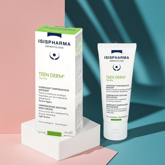 ISIS Pharma Teenderm Hydra Lightweight Moisturiser for Teenage & Oily Acne-Prone Skin, 40ml