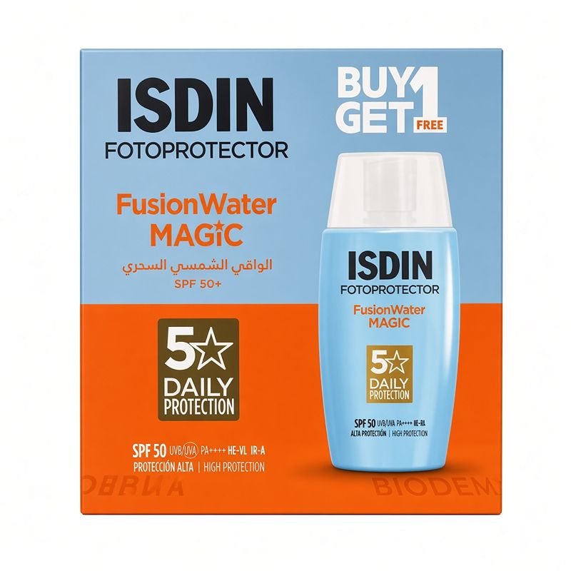 Isdin Fusion Water Magic Glow 50Ml (1+1 Off Pck)