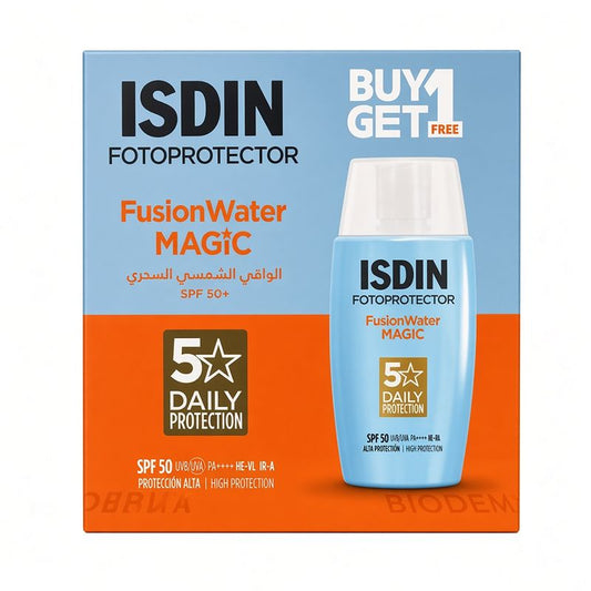Isdin Fusion Water Magic Glow 50Ml (1+1 Off Pck)