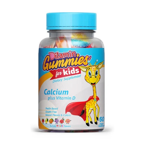 Ditamin Gummies Calcium + Vitamin D for Kids, 60s