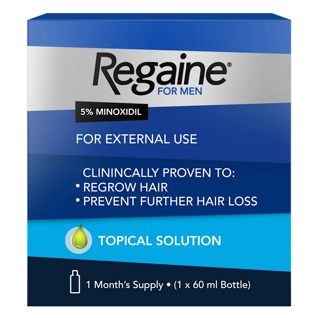 Regaine Topical Solution 5% Minoxidil For Men, 60ml