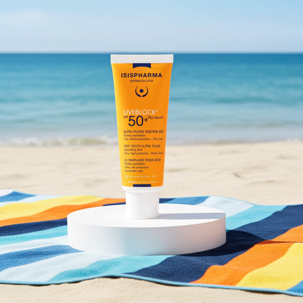 ISIS Pharma Uve Block SPF 50 Dry Touch Invisible Fluid Sunscreen for All Skin Types, 40ml