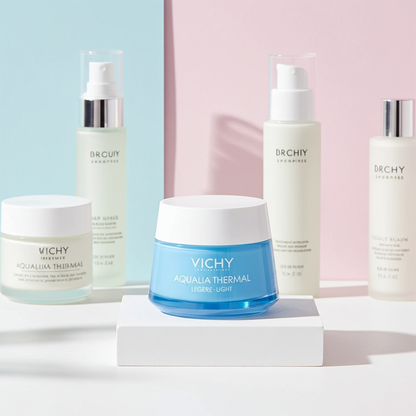 Vichy Aqualia Thermal Light Moisturising Cream 50ml – 24H Hydration for Normal to Combination Skin