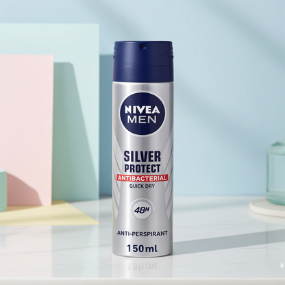 Nivea Men Silver Protect Antiperspirant Deodorant Spray 150ml