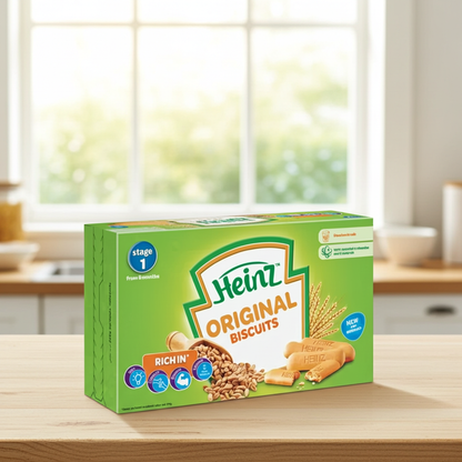 Heinz Original Biscuits, Stage 1, 6+ Months, 4x60G