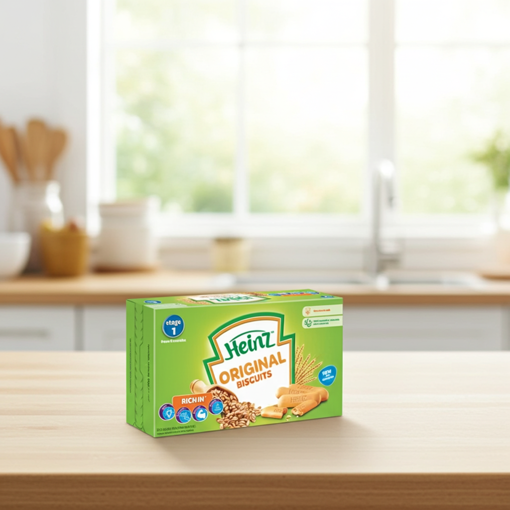 Heinz Original Biscuits, Stage 1, 6+ Months, 4x60G