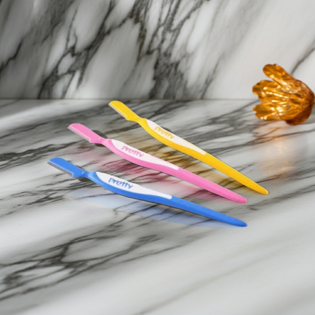 Pritty Eyebrow Razor 3pc (FMLV-3PE)
