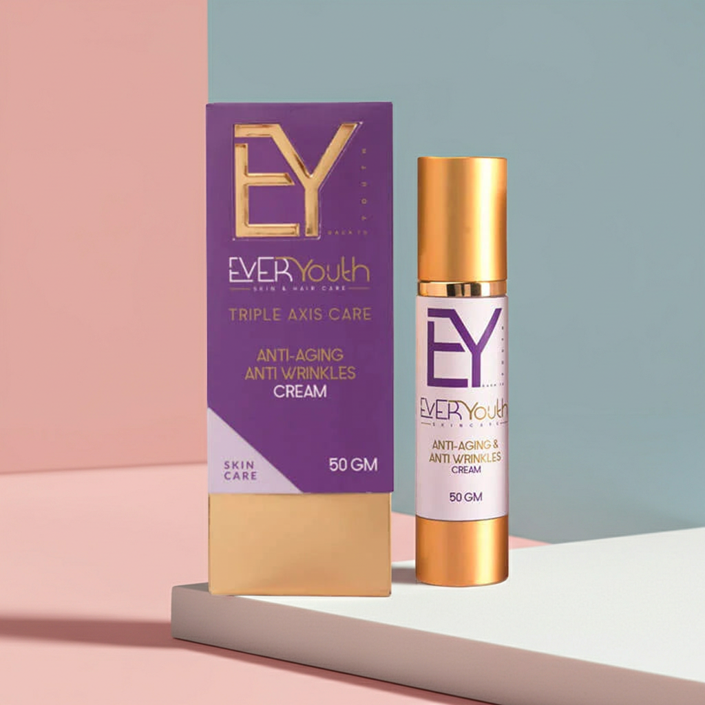 Everyyouth Anti-Ageing Cream for Fine Lines, Wrinkles & Skin Firmness, 50g