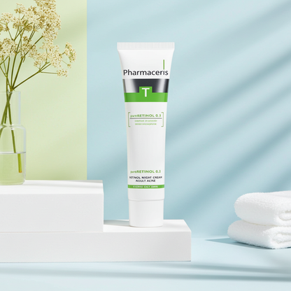 Pharmaceris T Pure Retinol 0.3% Anti-Acne Night Cream for Adult Skin