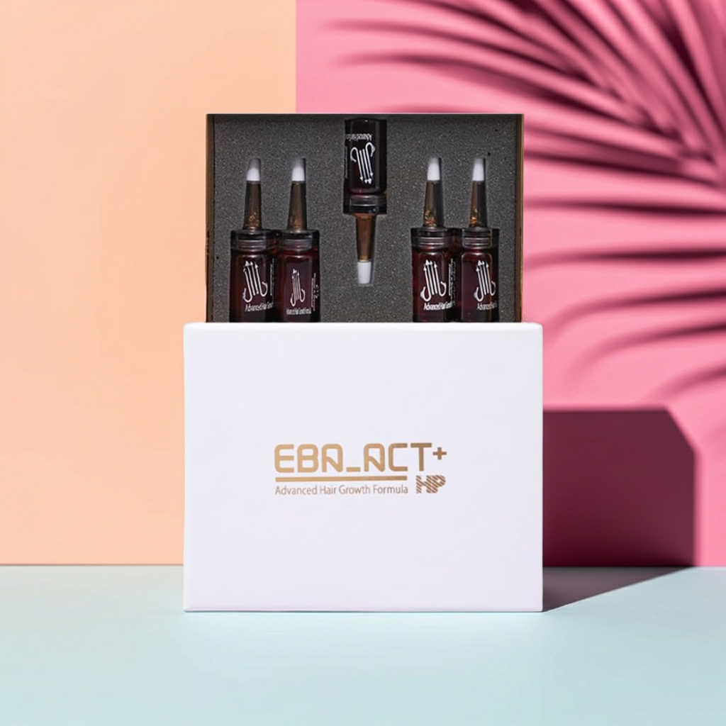Eba-Act+ Intensive Hair & Scalp Treatment Serum Vials, 5 x 10ml