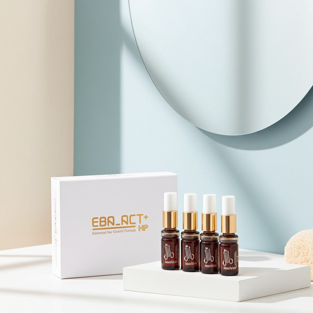 Eba-Act+ Intensive Hair & Scalp Treatment Serum Vials, 5 x 10ml