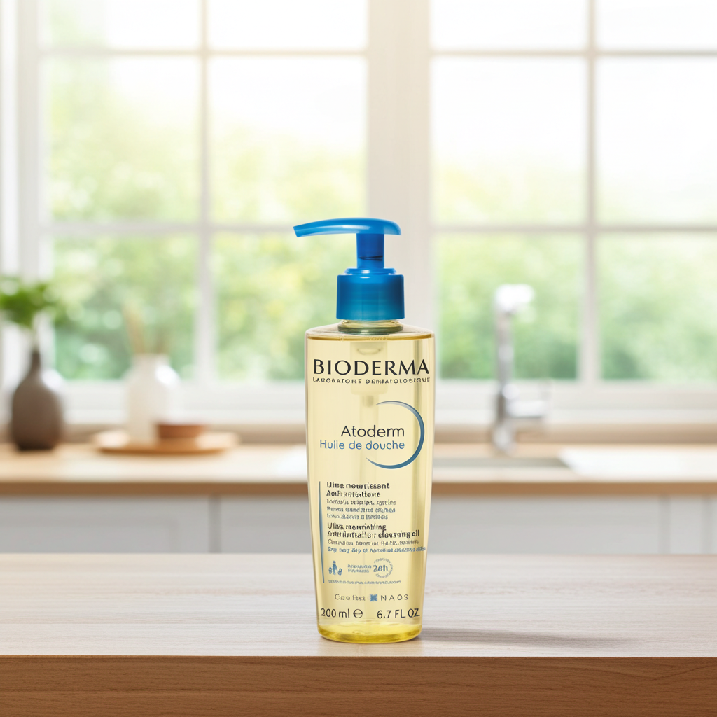 Bioderma Atoderm Huile de Douche Nourishing Shower Oil for Dry & Sensitive Skin, 200ml
