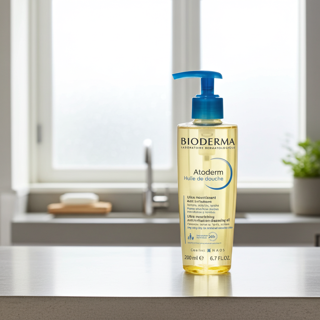 Bioderma Atoderm Huile de Douche Nourishing Shower Oil for Dry & Sensitive Skin, 200ml