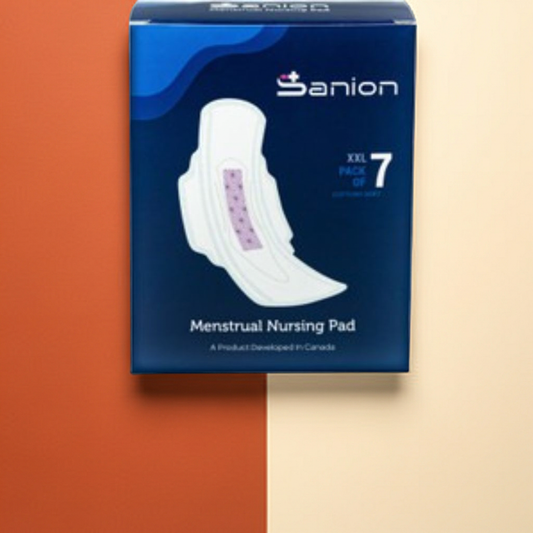 Sanion Menstrual Nursing Pad XXL 7 Pads – Extra-Large Postpartum & Heavy Flow Protection