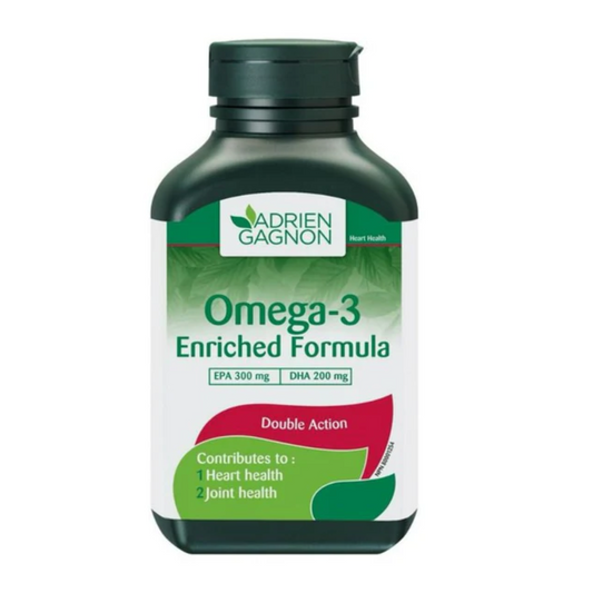 Adrien Gagnon Omega 3 Enriched Formula 1000Mg Sg 40 Capsules