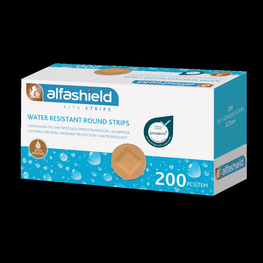 Alfashield Round Strips 22.5Mm S-061, 200 Pieces