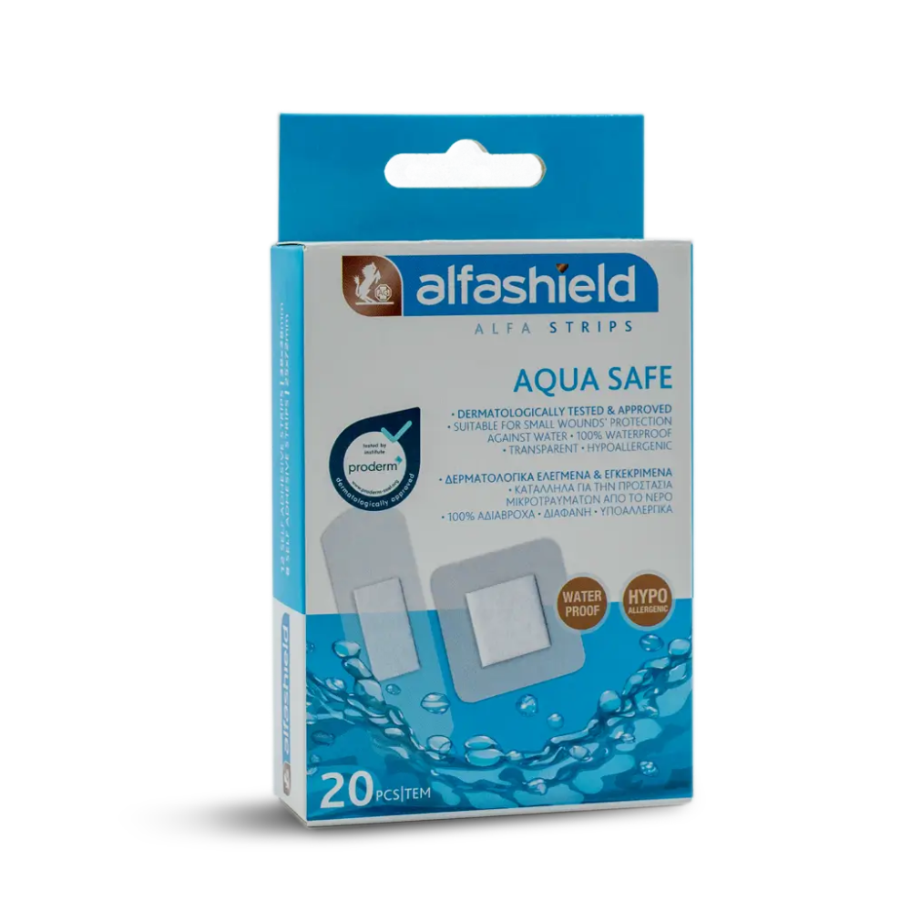Alfashield Strips Aqua Safe 2 Sizes S-024, 20 Pieces