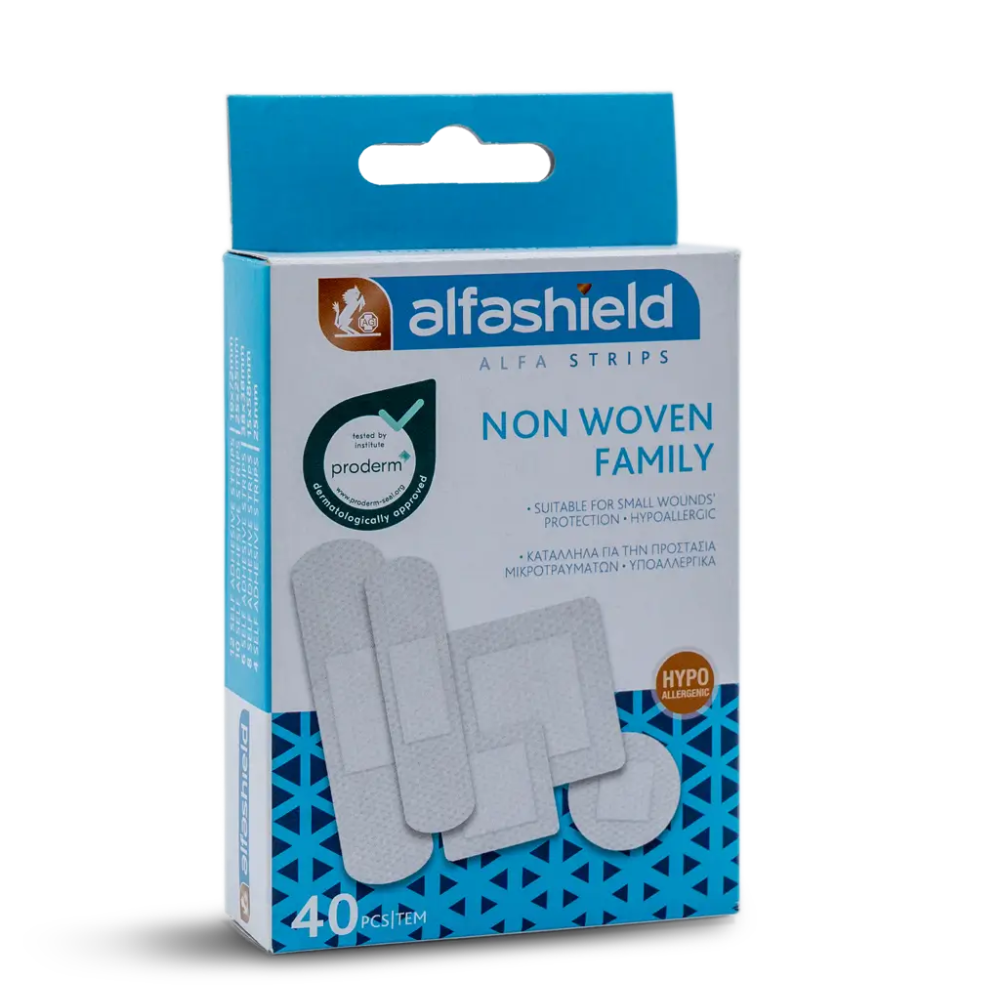Alfashield Strips Non Woven Fm 5 Sizes S-059, 40 Pieces