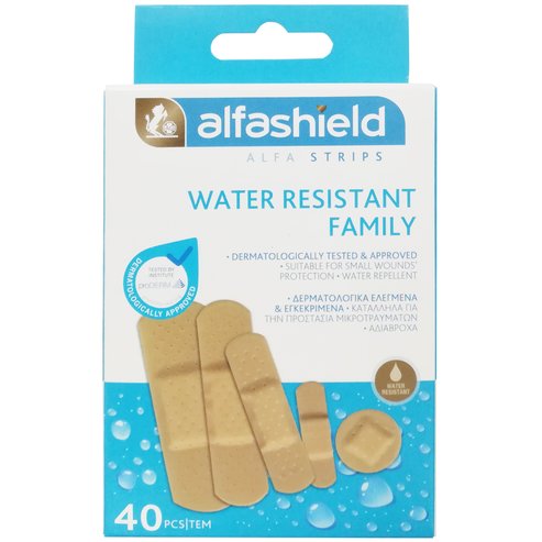 Alfashield Strips Water Resistant Fm 5 Sizes S-031, 40 Pieces