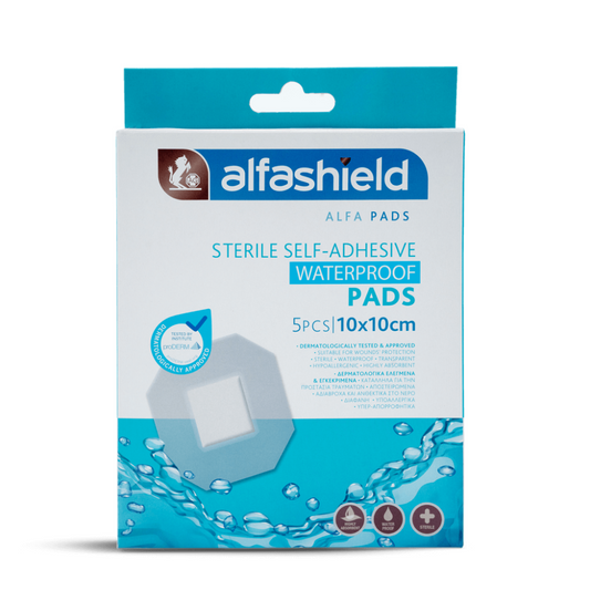 Alfashield Wp Sterile Pads 10X10cm S-019, 5 Pieces