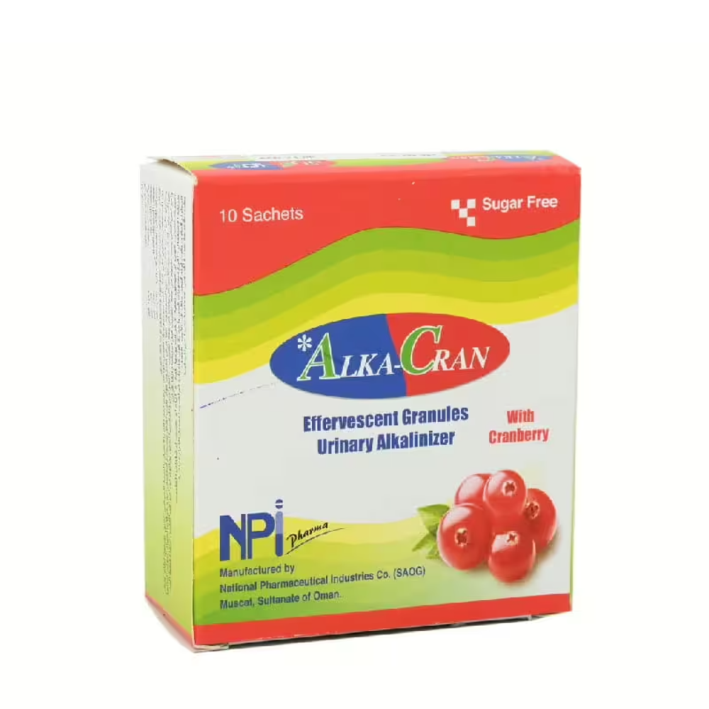 Alka-Cran Effervescent Granules 10X1"S