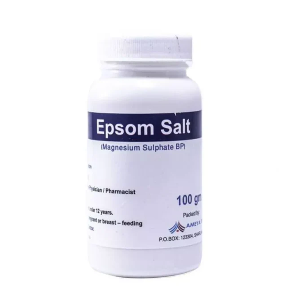 Ameya Epsom Salt (Magnesium Sulphate Bp), 100G