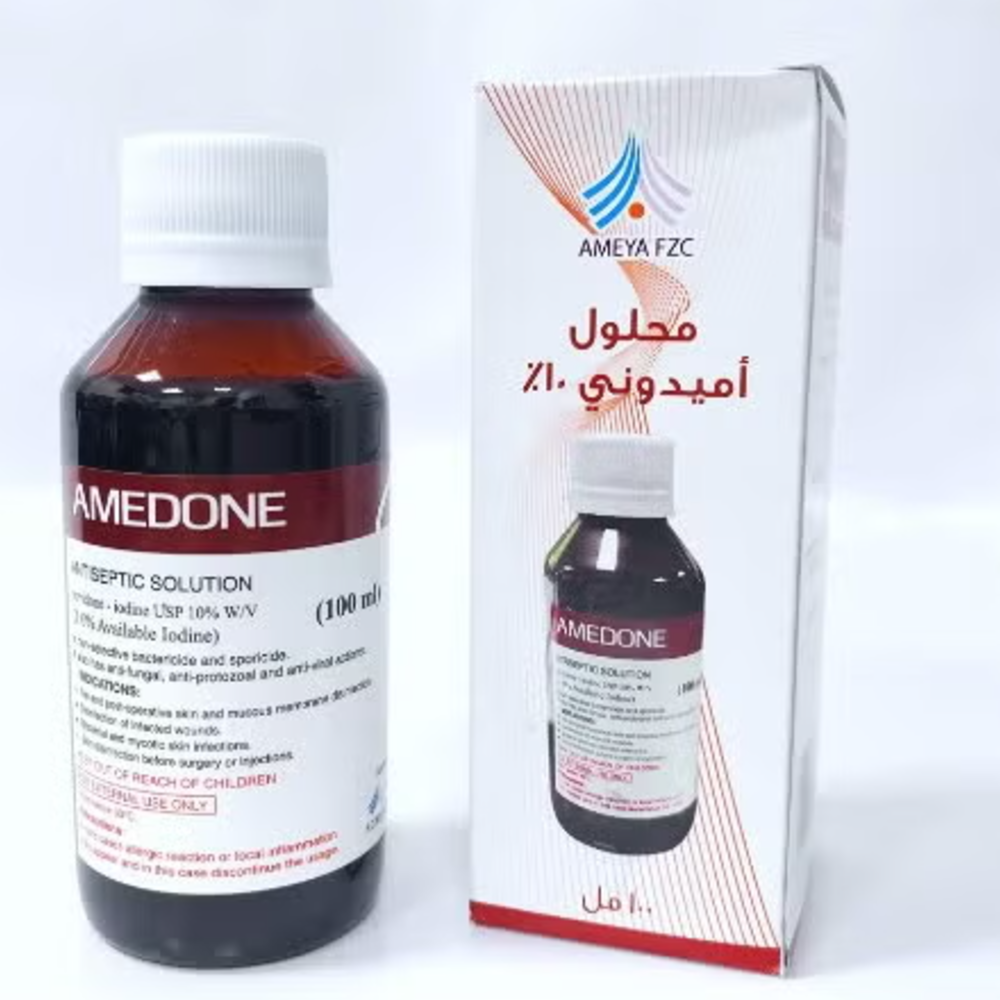 Ameya Povidone 10% Antiseptic Solution 120Ml-Amedone
