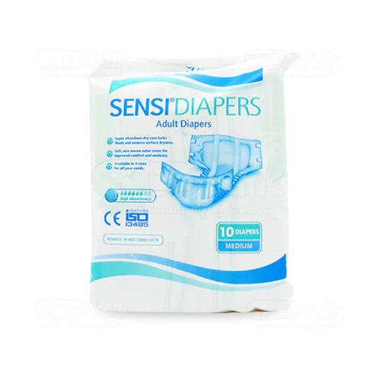 Sensi Adult Diapers Medium 10s
