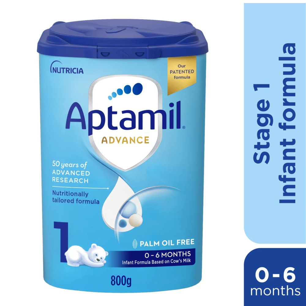 Aptamil Advance 1 Infant Milk Formula (0–6 Months) 800g