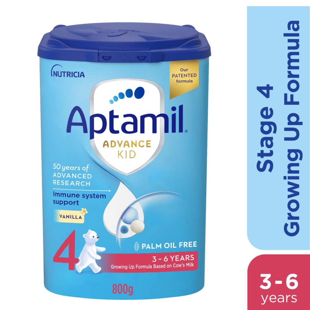 Aptamil Advance Kid 4 Growing Up Milk Formula From 3-6 Years, 800G