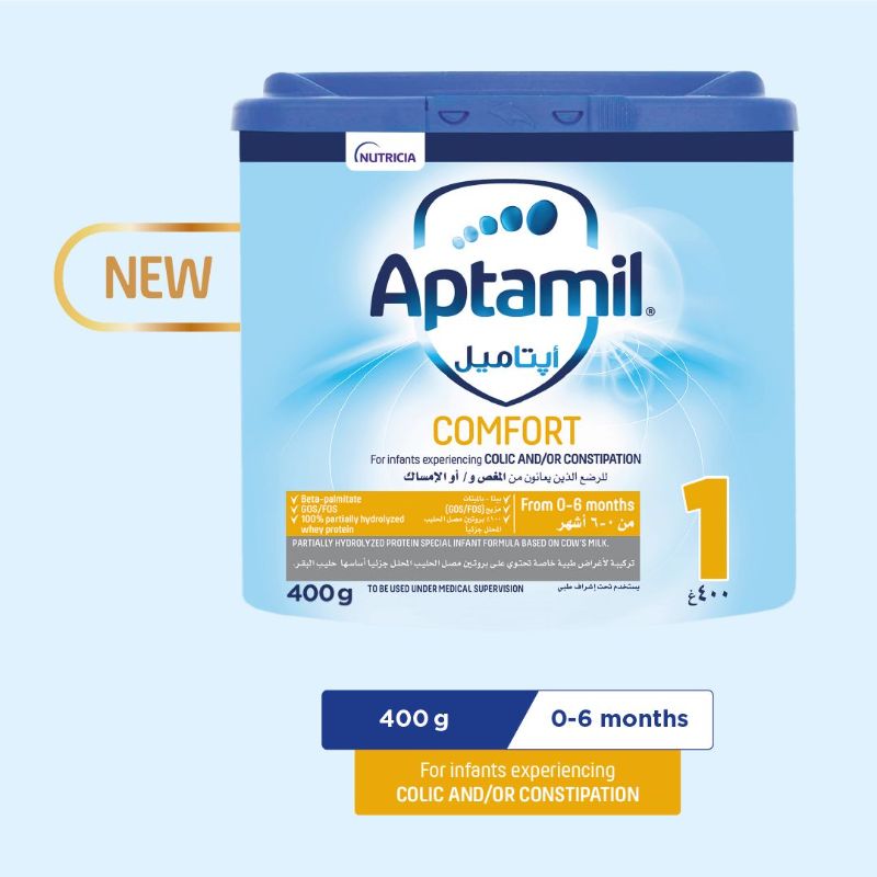 Aptamil Comfort 1 Formula For 0-6 Months, 400G