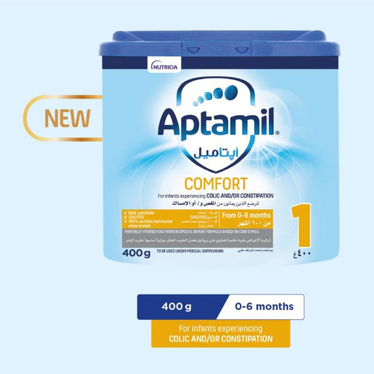 Aptamil Comfort 1 Formula For 0-6 Months, 400G