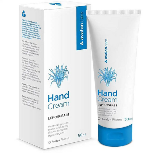Avaloncare Hand Cream With Lemongrass, 50Ml