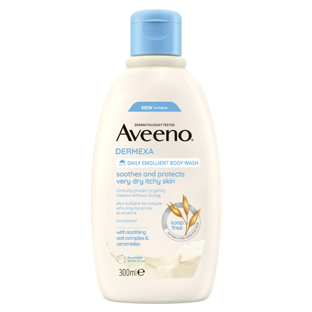 Aveeno Dermexa Daily Emollient Body Wash, 300Ml