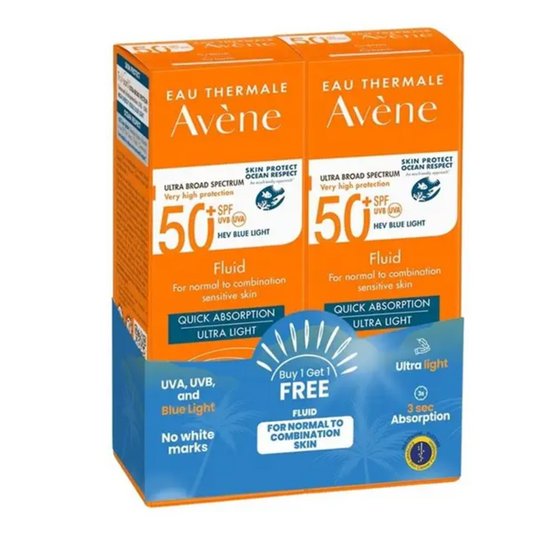 Avene Fluid Spf 50+ Trsb 50Ml 1+1 Offer Pack