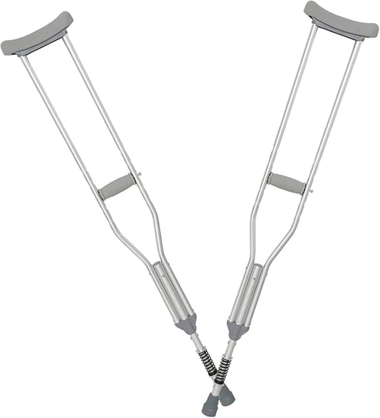 Az Crutches Under Arm Pairs Medium (Aluminum) 2X1"S