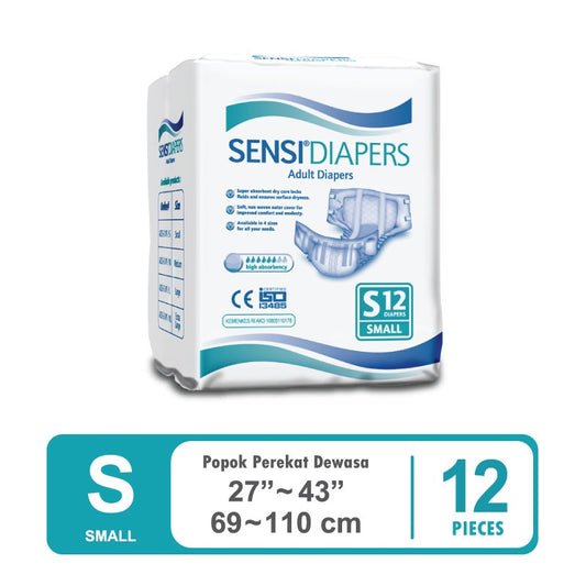 Sensi Adult Diapers Small 12s