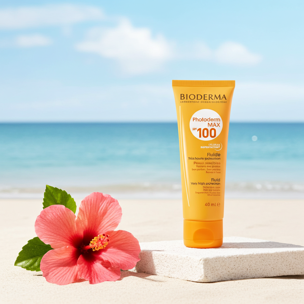Bioderma Photoderm Max SPF100 Water-Resistant Sunscreen for Sensitive Skin, Face & Body, 100ml