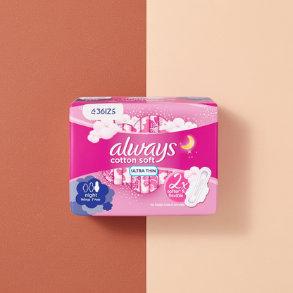Always Pink Ultra Thin Sanitary Pads 8 Pads – Lightweight Daily Protection with SoftDry Technology