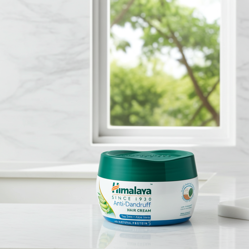 Himalaya Anti-Dandruff Hair Cream 140ml – Herbal Formula for Dandruff-Free, Healthy Hair