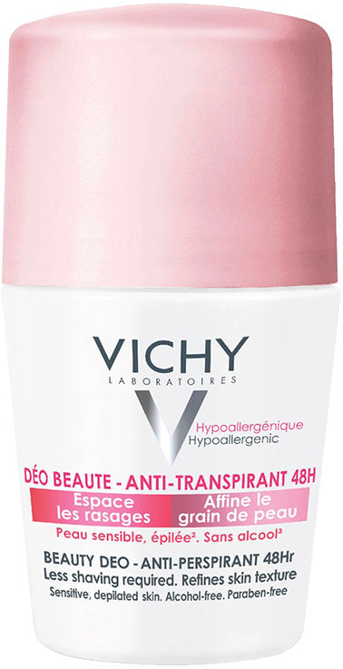Vichy 48H Anti-Perspirant Beauty Deodorant Roll-On 50ml – For Women