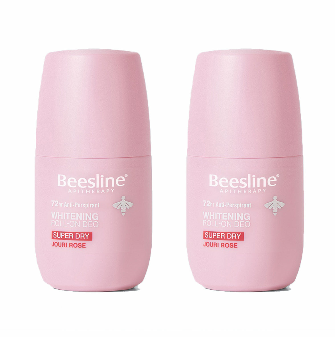 Beesline Whitening Roll-On Deodorant Super Dry Jouri Rose 50ml (1+1 Offer Pack)