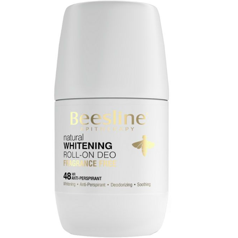 Beesline Whitening Fragrance Free Deodorant Roll On, 50ml