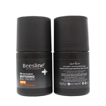 Beesline Whitening Roll-On Deodorant Heat Protection Silver Power, 1+1 Offer