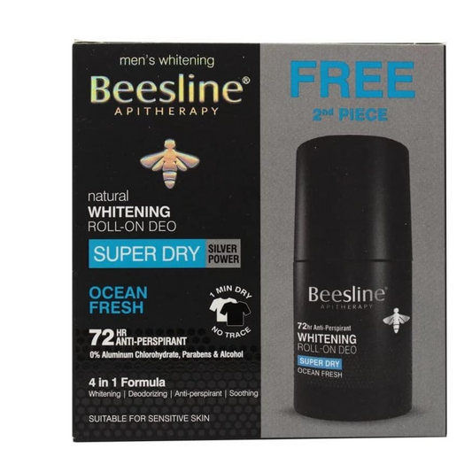 BEESLINE WHITENING ROLL ON SUPER DRY OCEAN FRESH (1+1)