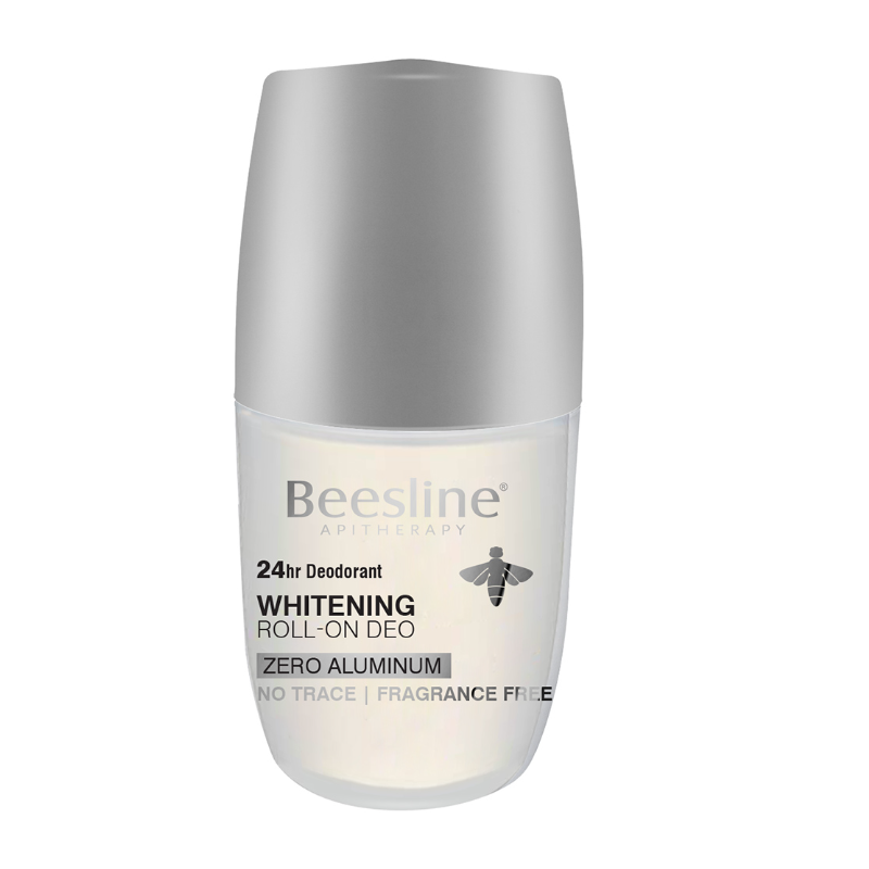 Beesline Whitening Zero Aluminum Deodorant Roll On, 2x50ml