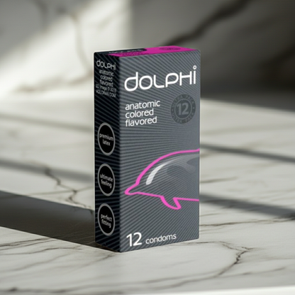 Dolphi Anatomic Flavored Condoms 12 Pieces